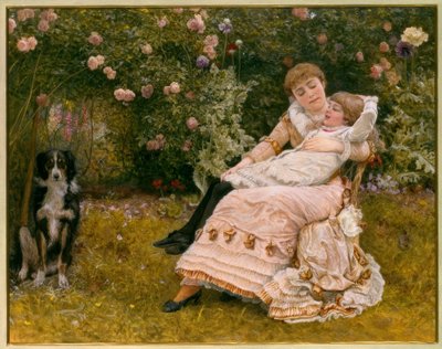 E.K. Johnson, Happy as the Day is Long / Watercolor, 1881 by Edward Killingworth Johnson